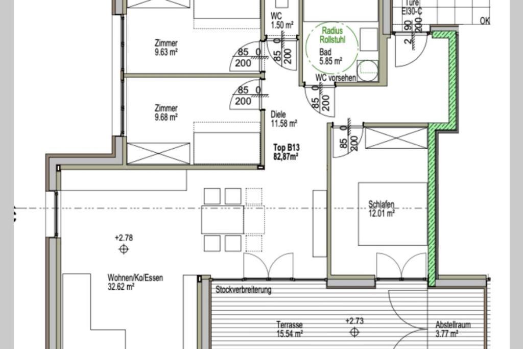 Terrassenwohnung In Praemierter Wohnanlage คลอส ภายนอก รูปภาพ